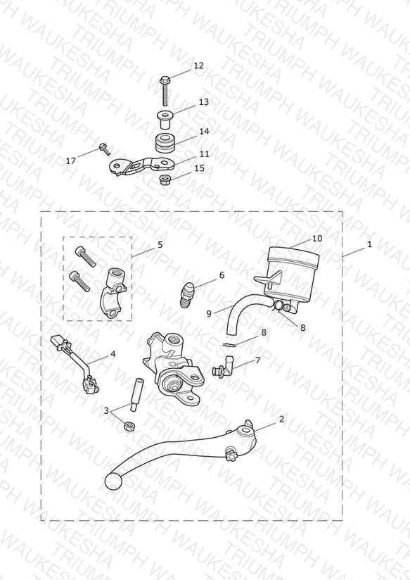 Front Brake Master Cylinder & Hoses