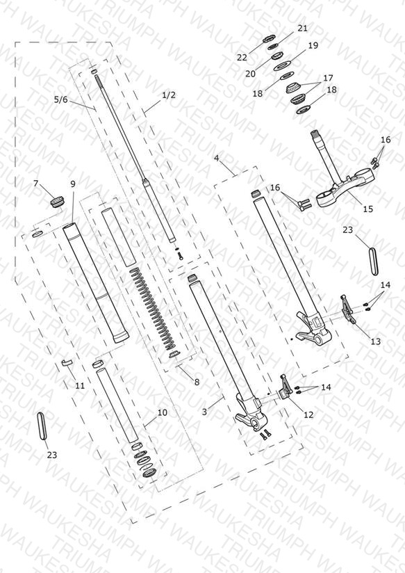 Front Forks & Lower Yoke