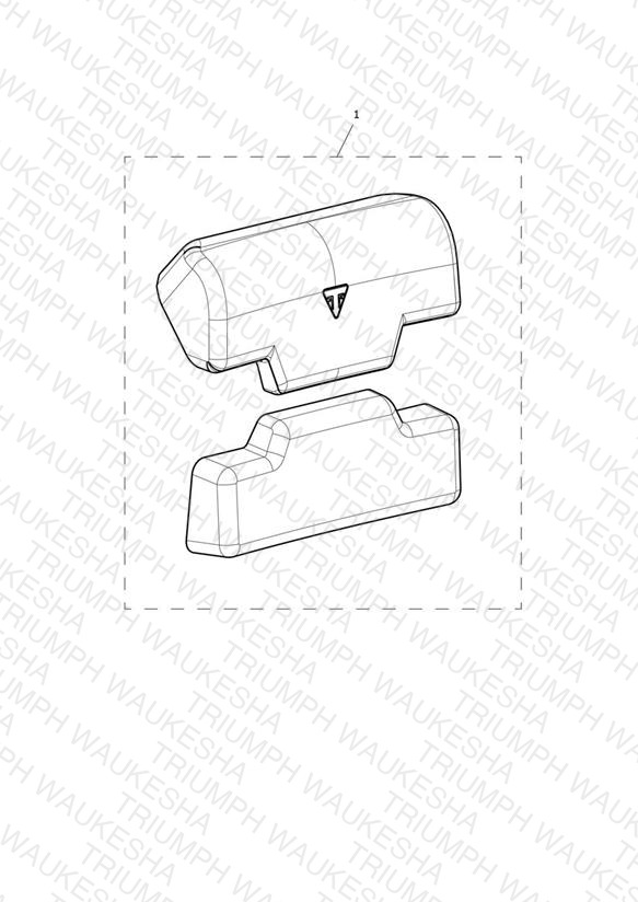 Top Box, Back Rest Kit