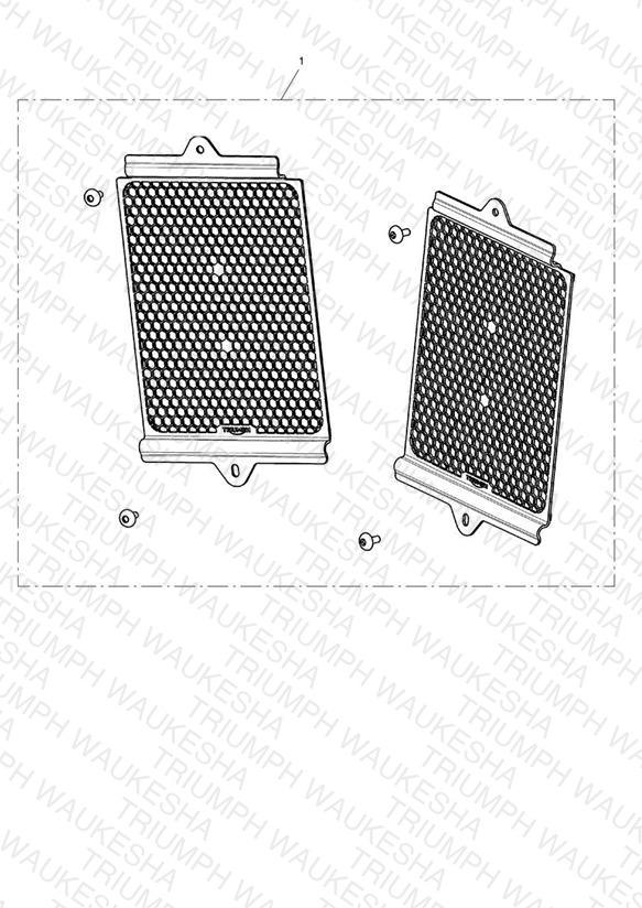 Aluminium Radiator Guard, Silver