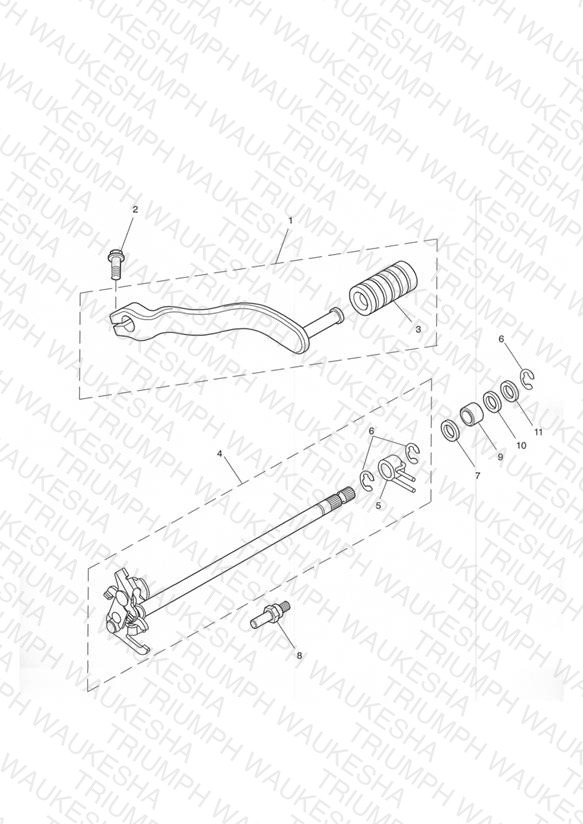 Gear Change Mechanism/Pedal