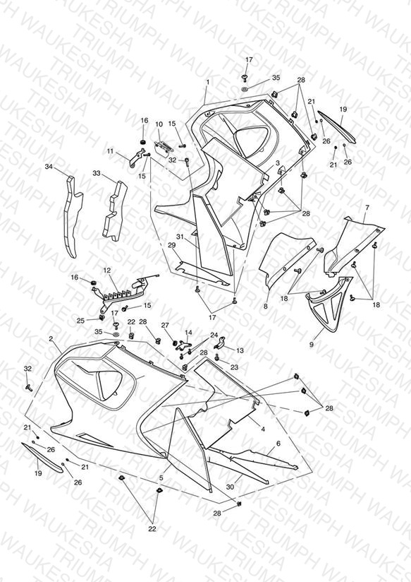 Bodywork - Lower Fairings