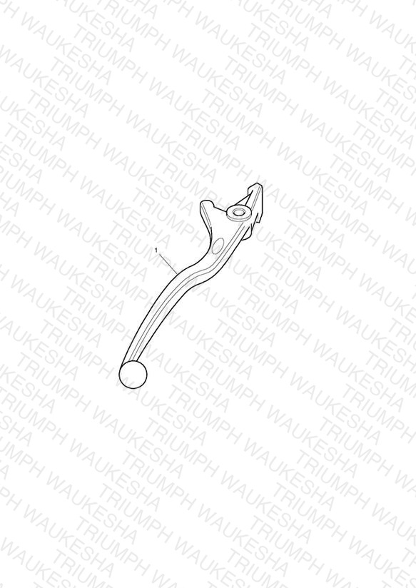 Brake Lever Kit, Chrome