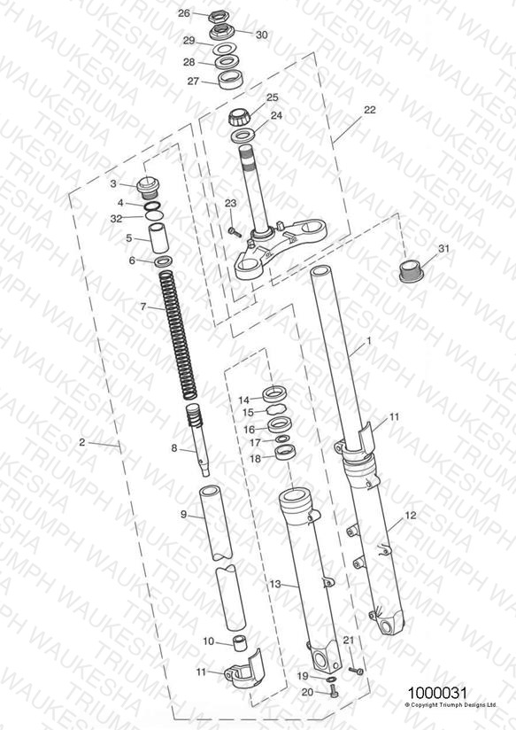 Front Forks & Lower Yoke