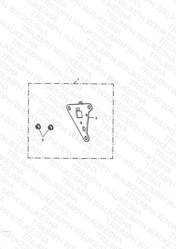 Bracket Kit, Rear Cyl Head Mount