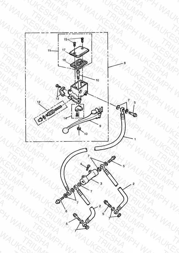 Front Brake Master Cylinder