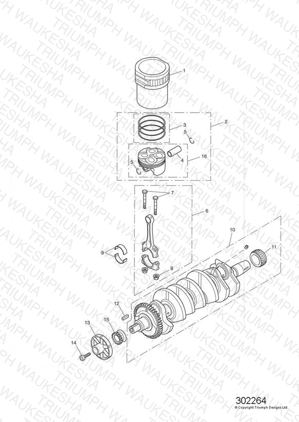 Crankshaft/Conn Rods/Pistons and Liners