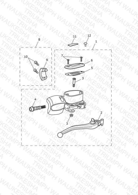 Front Master Cylinder Assy