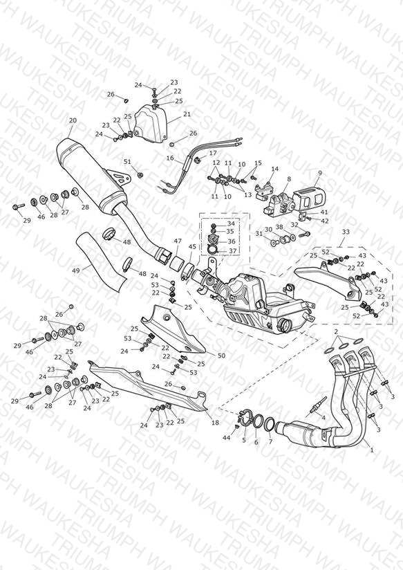 Exhaust System - JP Only - 636142 >