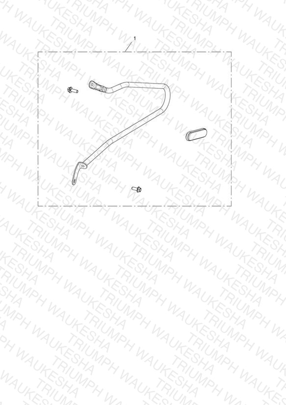 Pannier Rail Kit, LH