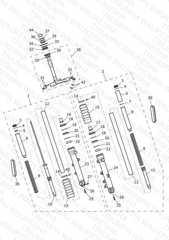 Front Forks & Lower Yoke