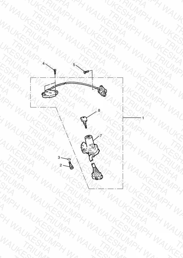 Ignition Switch/Seat Lock 60503 » » 71698