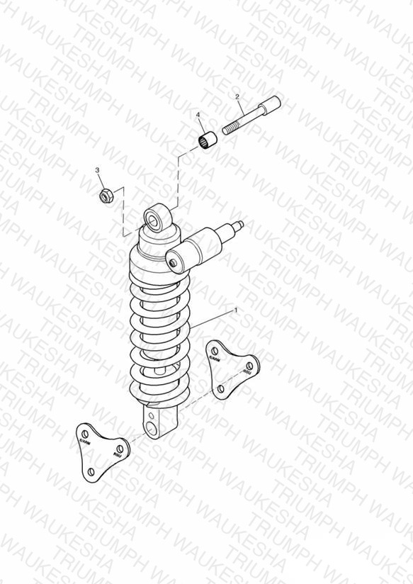 Rear Suspension Unit Double sided swingarm » 161317