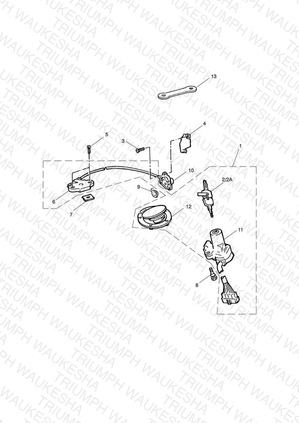 Ignition Switch/Seat Lock Sprint/Sprint Sport