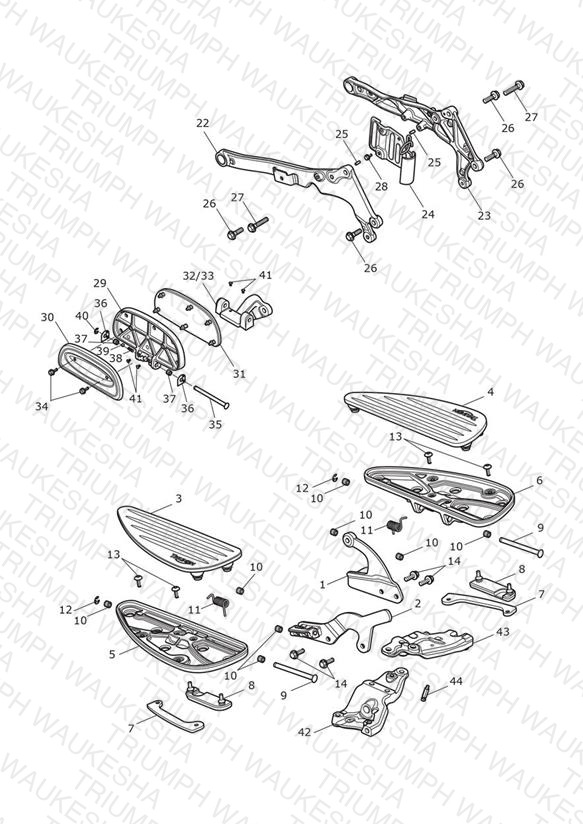 Footrestss & Mountings
