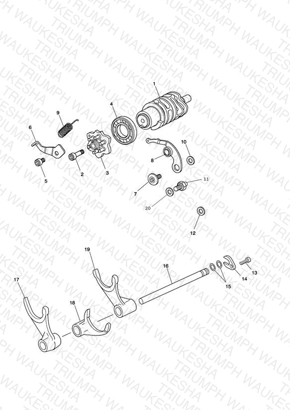 Gear Selector Drum > Eng 563846