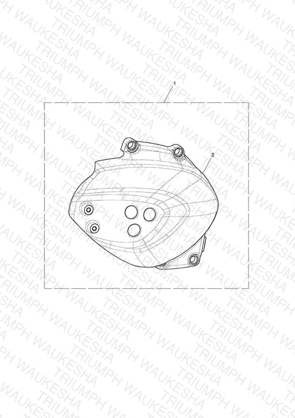 Sprocket Cover, Chrome