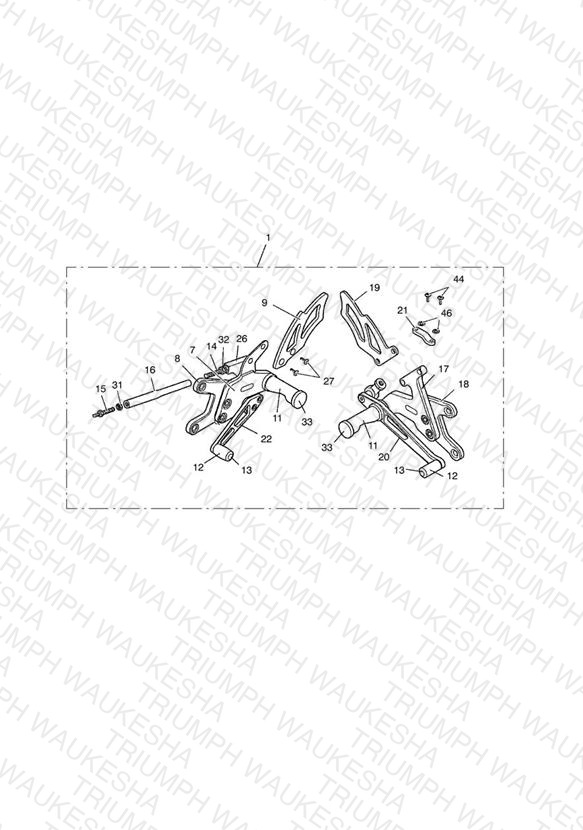 Rear Sets, Arrow, Std