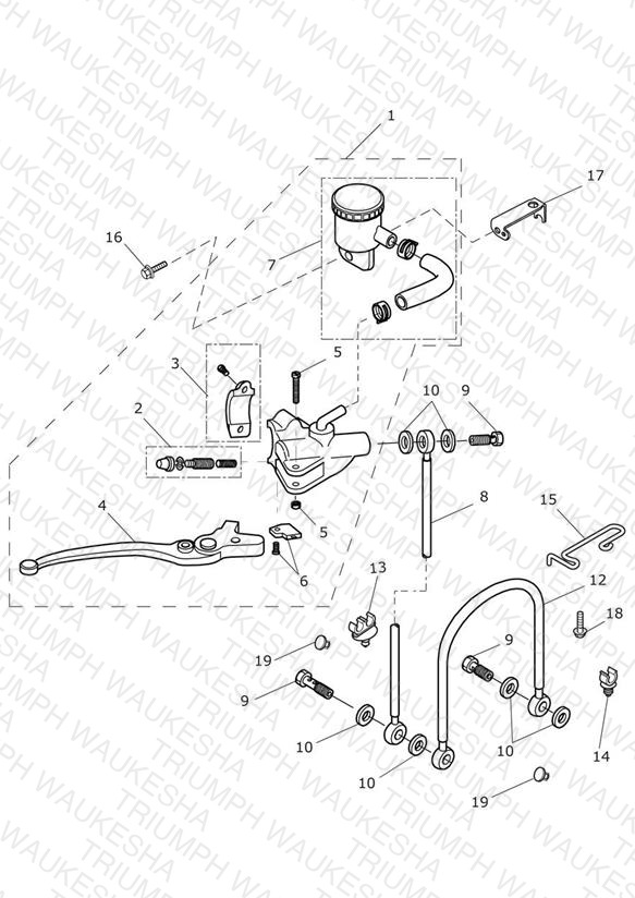 Front Brake Master Cylinder & Hoses