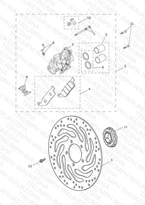 Front Brake Caliper & Disc > 914447