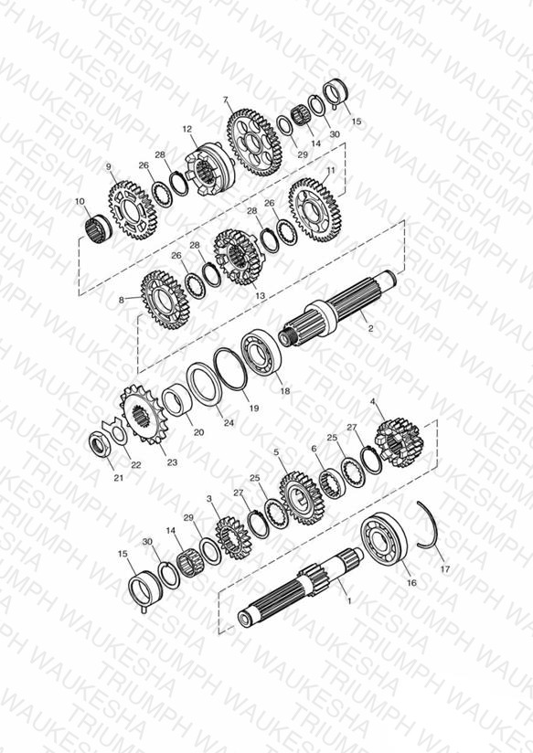 Transmission ENG NO 179829 » - Bonneville
