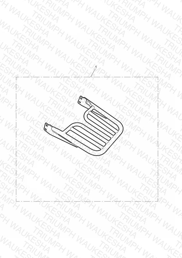 Chrome Luggage Rack