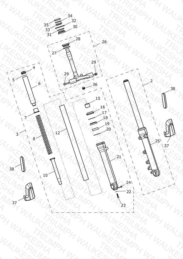 Front Forks & Lower Yoke