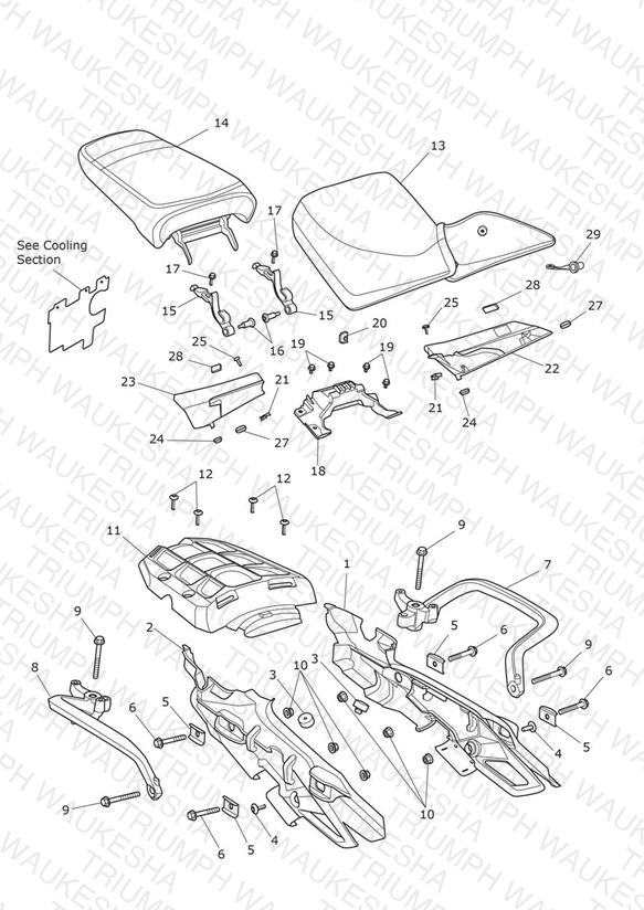 Rear Bodywork & Seat