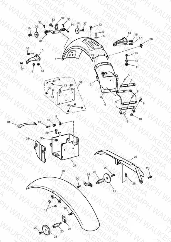 Mudguards/Chainguard/Battery Box 71699 »