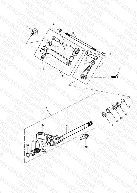 Gear Change Mechanism - Eng No 340170 >