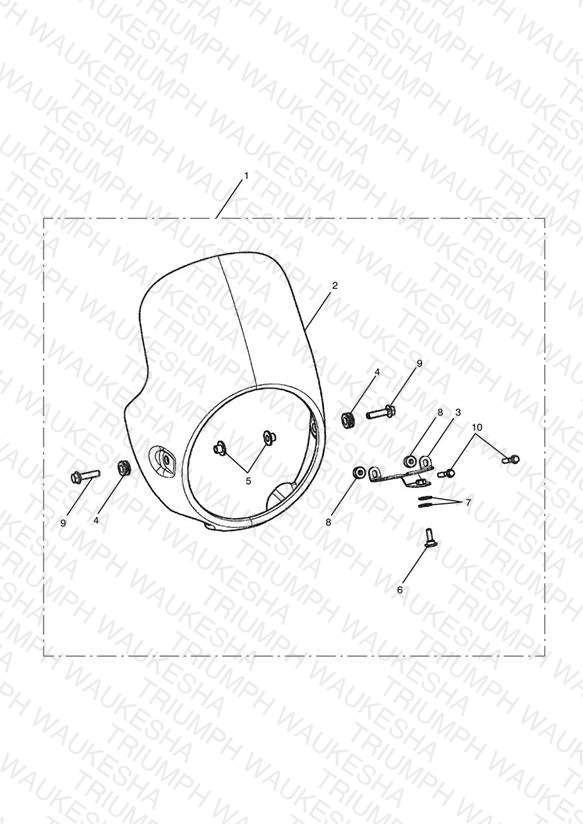 Flyscreen, White Stripe Kit