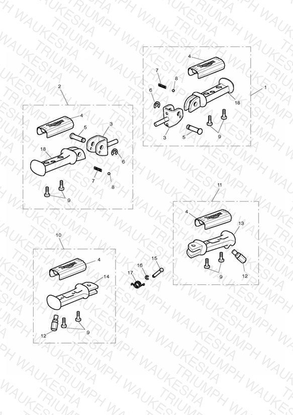 Footrests & Mountings
