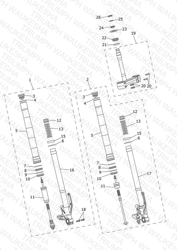 Front Forks & Yokes