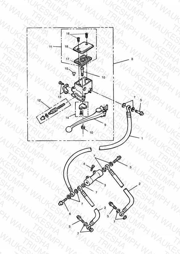 Front Brake Master Cylinder » 71698