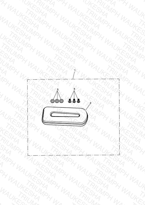 ’Chrome Line’ Brake Pedal Finisher, Large