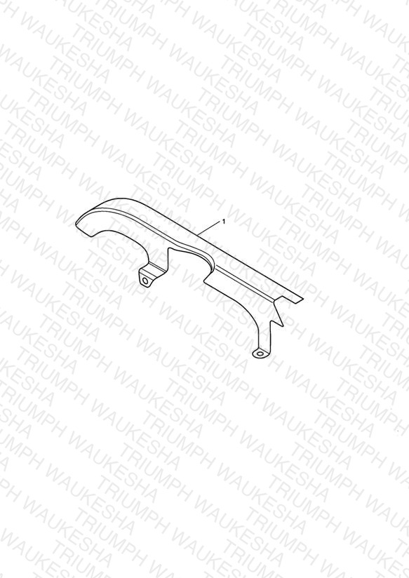 Number Plate Bracket, Chrome