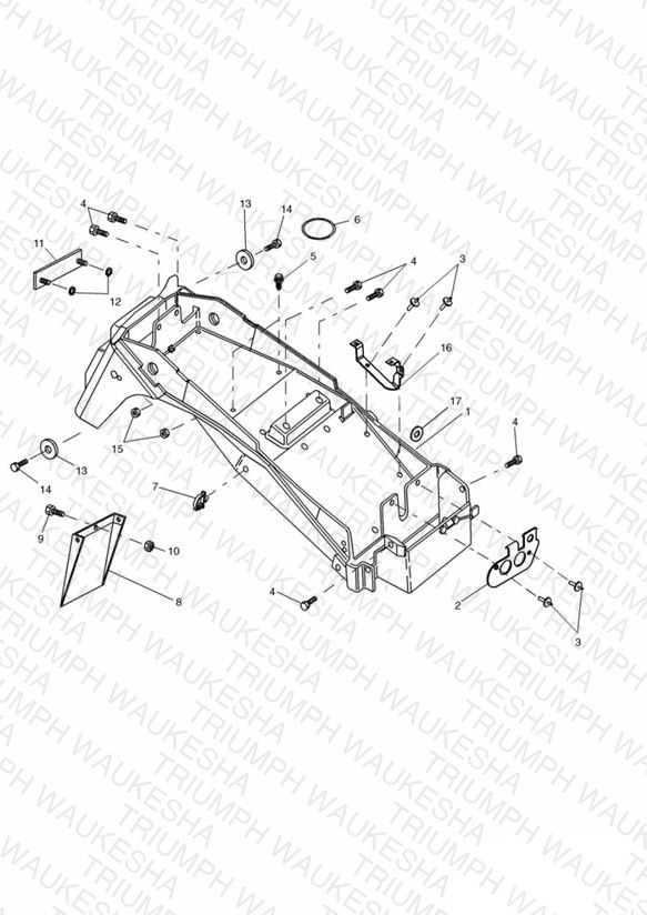 Rear Mudguard & Battery Box