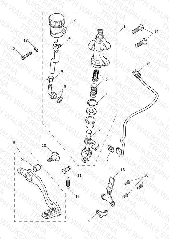Rear Brake Master Cylinder