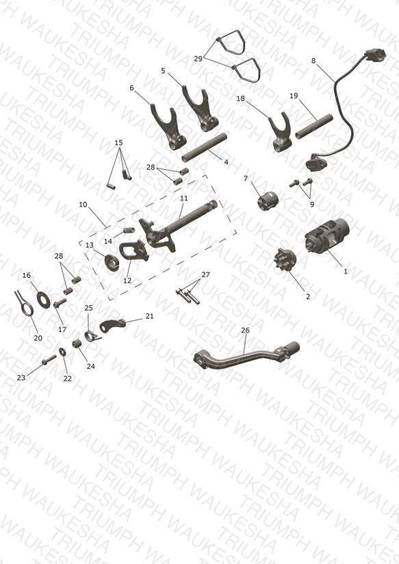 Gear Selectors & Pedal