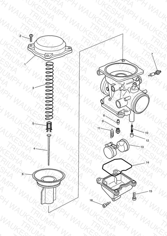 Carburettor Parts 3 Cyl (Carb Assy T1240660)