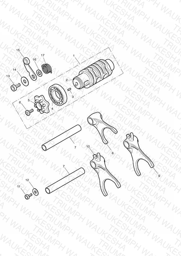 Gear Selector Drum
