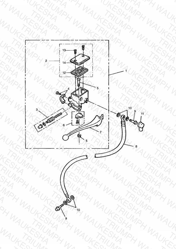 Front Brake Master Cylinder