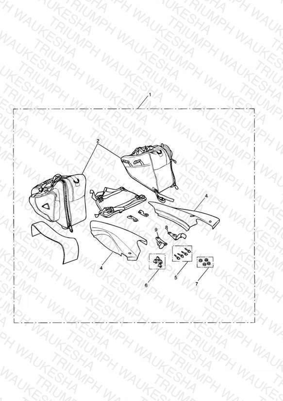 Throwover Pannier Kit