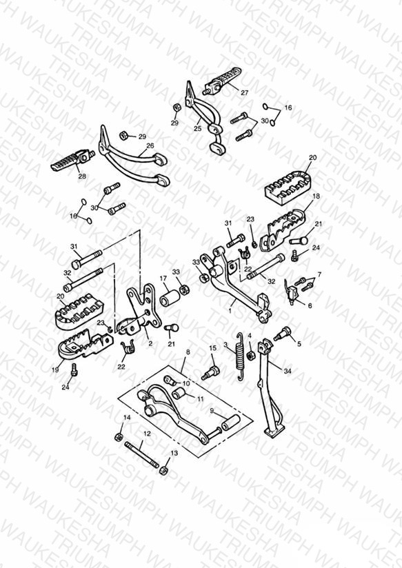 Footrests & Mountings