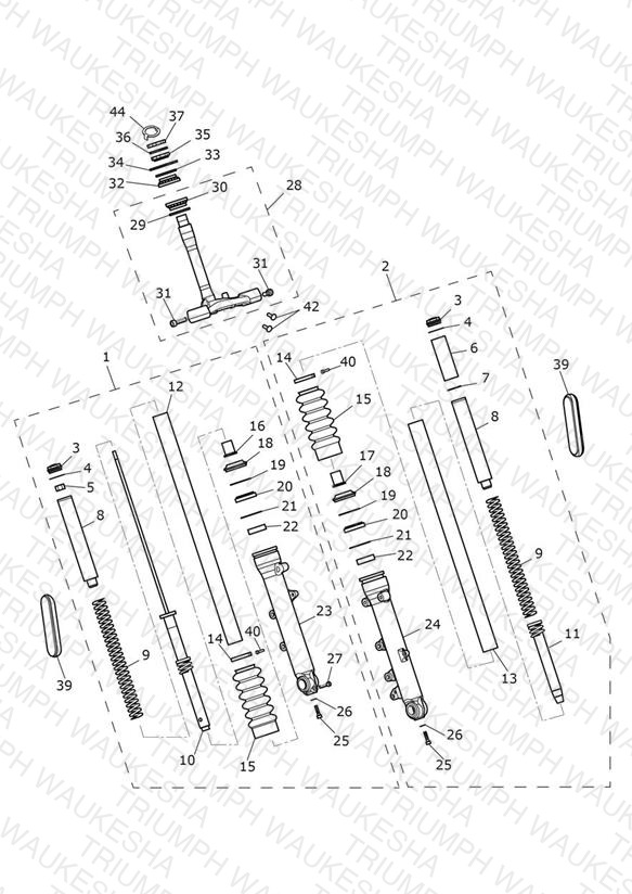 Front Forks & Lower Yoke