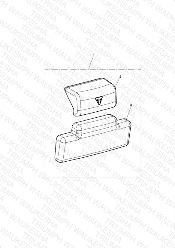 Top Box, Back Rest Kit