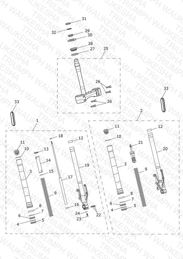 Front Forks & Yokes