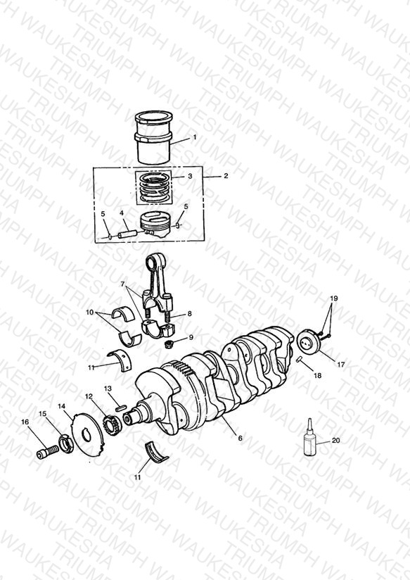 Crankshaft/Conn Rod/Pistons and Liners
