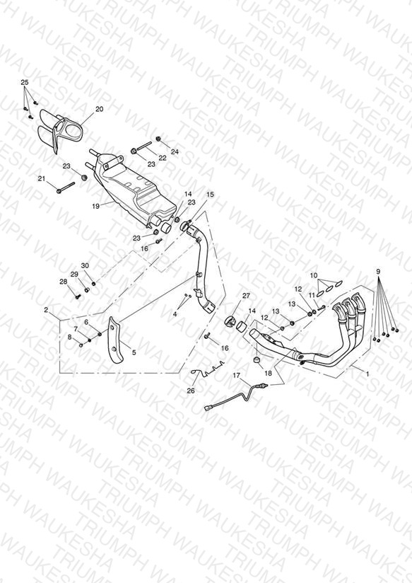 Exhaust System > 281465 - All except AU, NZ & ZA - AU,NZ,ZA ALL VINS