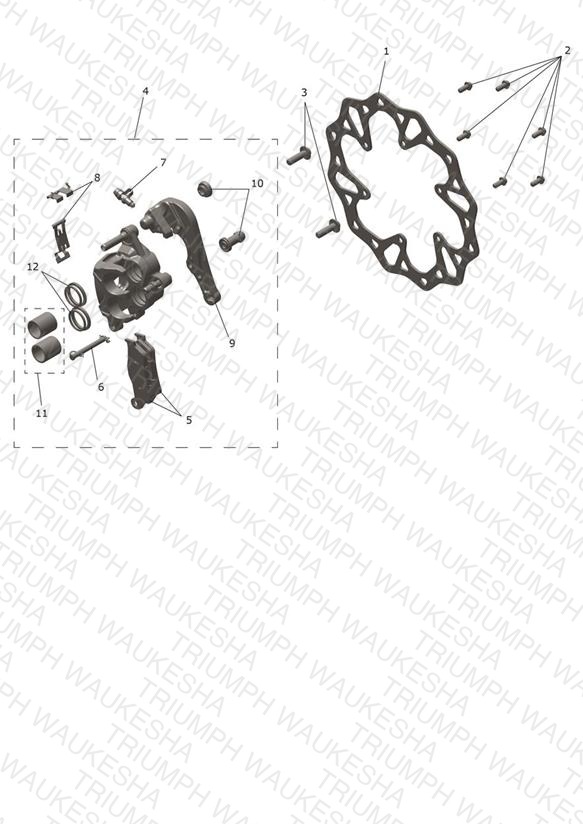 Front Caliper & Discs